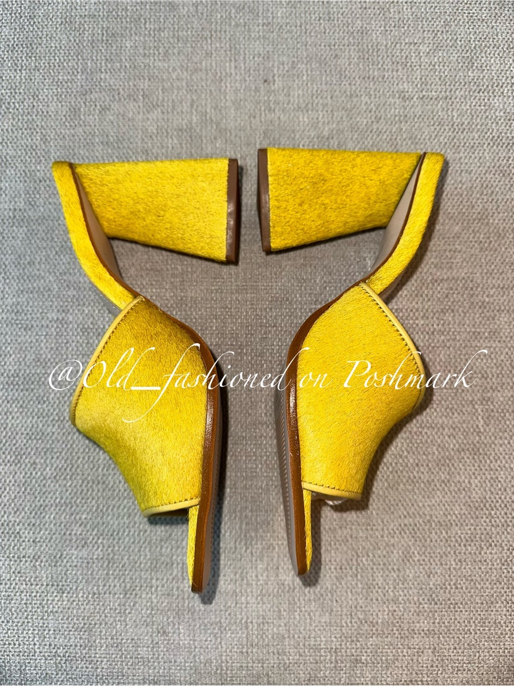 SCHUTZ Leather Lizah Sandals - Yellow - Picture 8 of 11